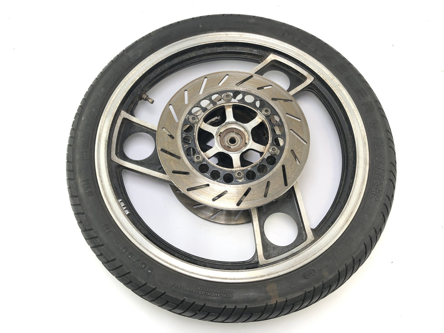 Yamaha Rd 350 YPVS 31K [1984] - Front Wheel Wheel Rim foran med bremseskiver