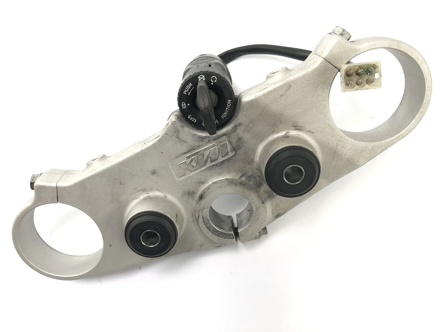 KTM 690 SM Prestige [2007] - Gaffel Bridge øverst med tændingslås Ignition Lock Cover