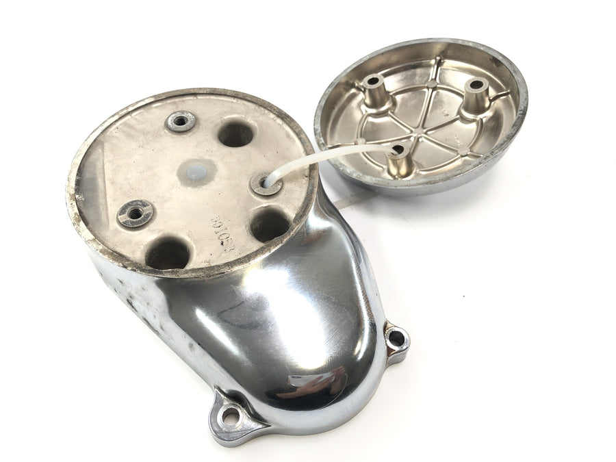 Yamaha XVS 650 Drag Star VM03 [2001] - Generatorovertræk Motorlåg Generator Cover Chrome