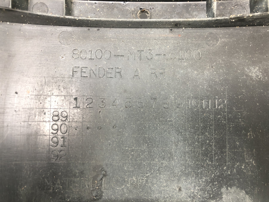 Honda ST 1100 SC26 Pan European [1990] - Nummerpladeholder stænkskærm med reflektor