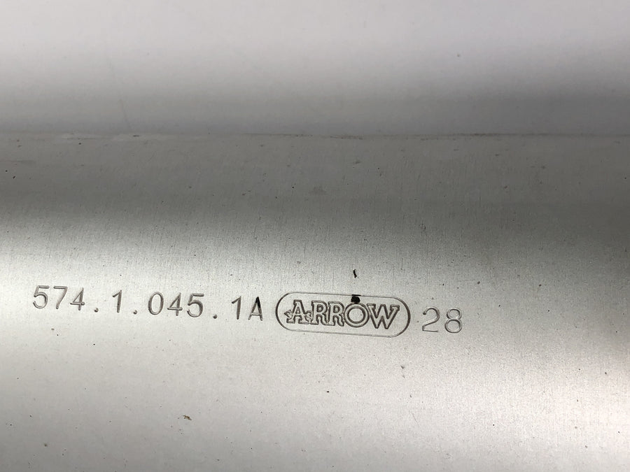 Ducati ST3 S3 [2004] - lyddæmper venstre udstødningslyddæmper ARROW lyddæmper sølv