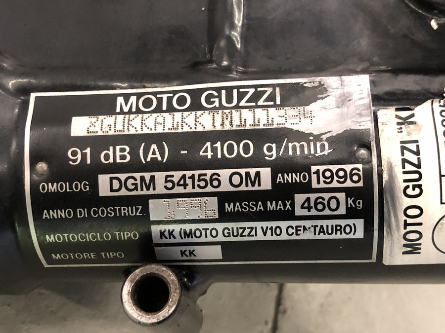 Moto Guzzi V10 Centauro [1998] - Ramme med hovedramme af papir