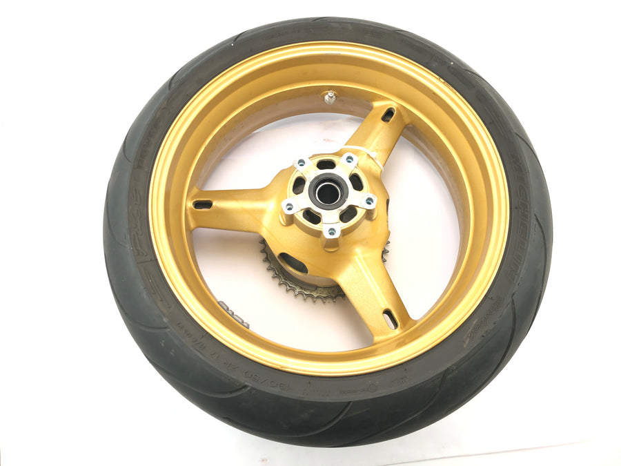 Suzuki GSX R 1000 WVBZ K3 [2003] - Baghjulsfælg hjul 6,00 x 17" guld