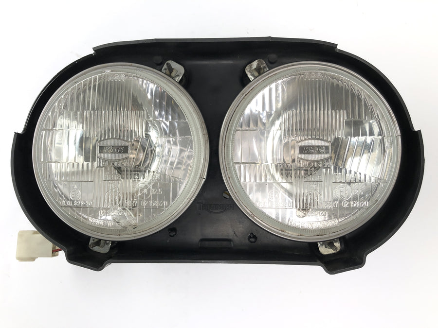 Triumph Daytona 900 T300 [1993] - Dobbelt forlygter Front Light Lamp -modul let beskadiget
