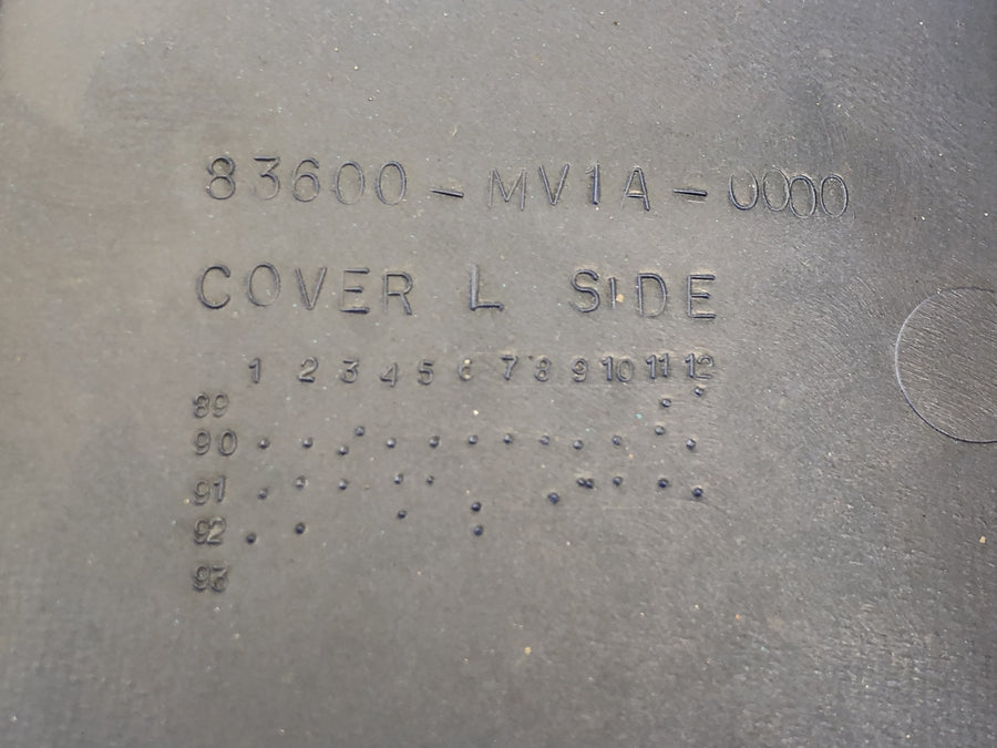Honda XRV 750 Africa Twin RD04 [1992] - Bagpanel sidepanel venstre