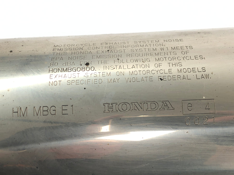 Honda VFR 800 FI RC46 [1999] - Udstødning baglyddæmper lyddæmper original