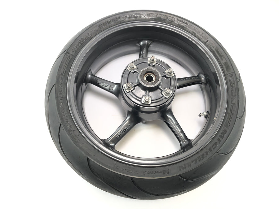 Triumph Street Triple R 675 D67LD [2010] - Hinterrad Rim Wheel Rad Dæk 5.5x17 "