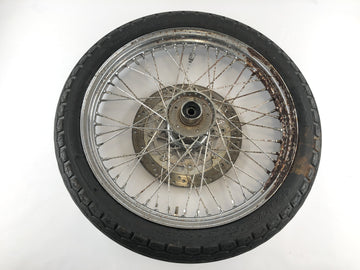 Kawasaki VN 1500 A [1995] - Forhjulsfejlen i front Takasago 19 X 2,15 Dunlop Gold Seal F11 100 90 19 - 0