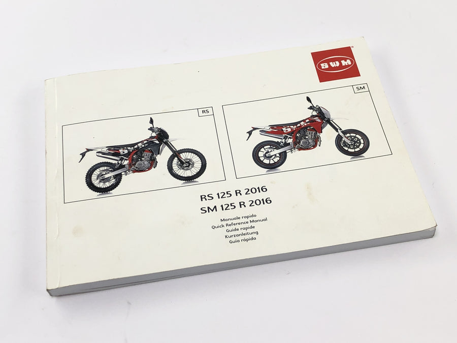 SWM RS 125 R B2 [2020] - Betjeningsvejledning