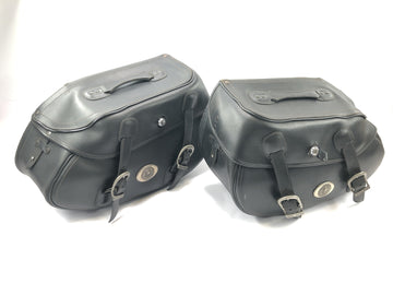 Honda VTX 1800 SC46 [2004] - Sidetaske par sadeltaske lædertaske med nøgle