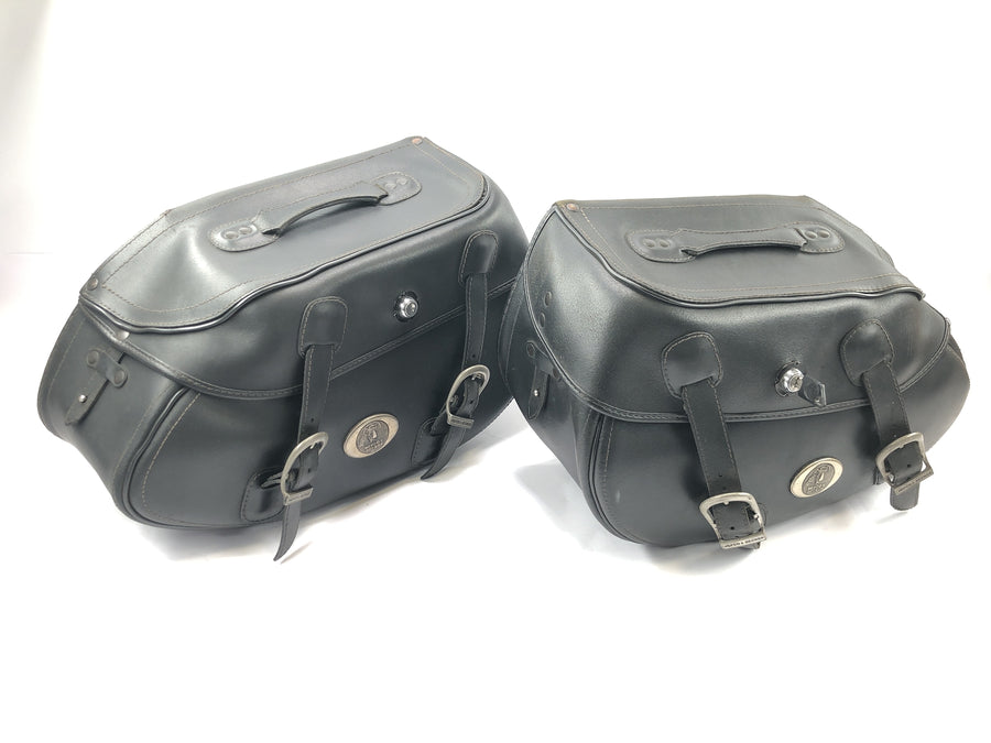 Honda VTX 1800 SC46 [2004] - Sidetaske par sadeltaske lædertaske med nøgle
