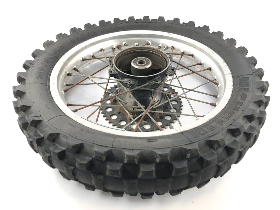 Yamaha TT 600 59X [1986] - Hinters Rim Rad 2,50 x 18 "Dæk porøse
