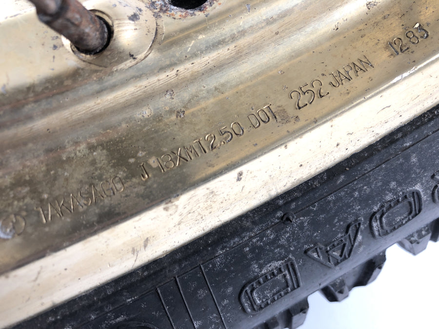 Yamaha XT 600 Zenere 34L [1985] - Baghjulkantfælge bagpå 2,50 x 18 "