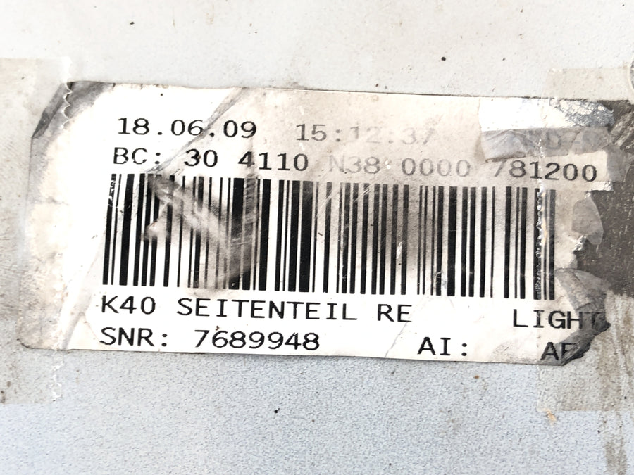 BMW K 1300 S K12S [2010] - Sidebeklædning på højre sidepanel forklædningsdel