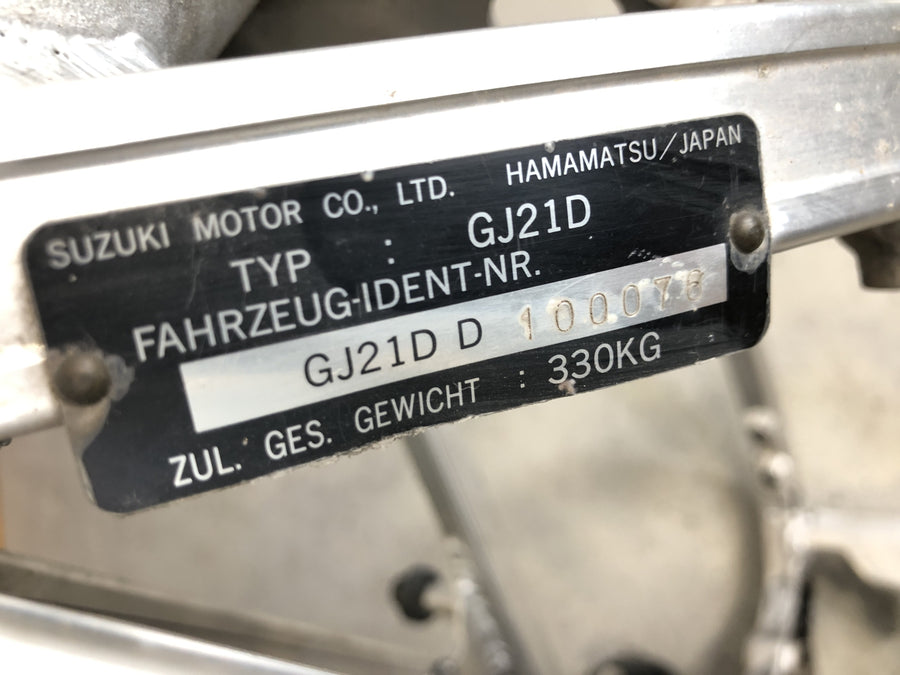 Suzuki RG 250 Gamma GJ21D [1987] - Ramme hovedramme uden papirer