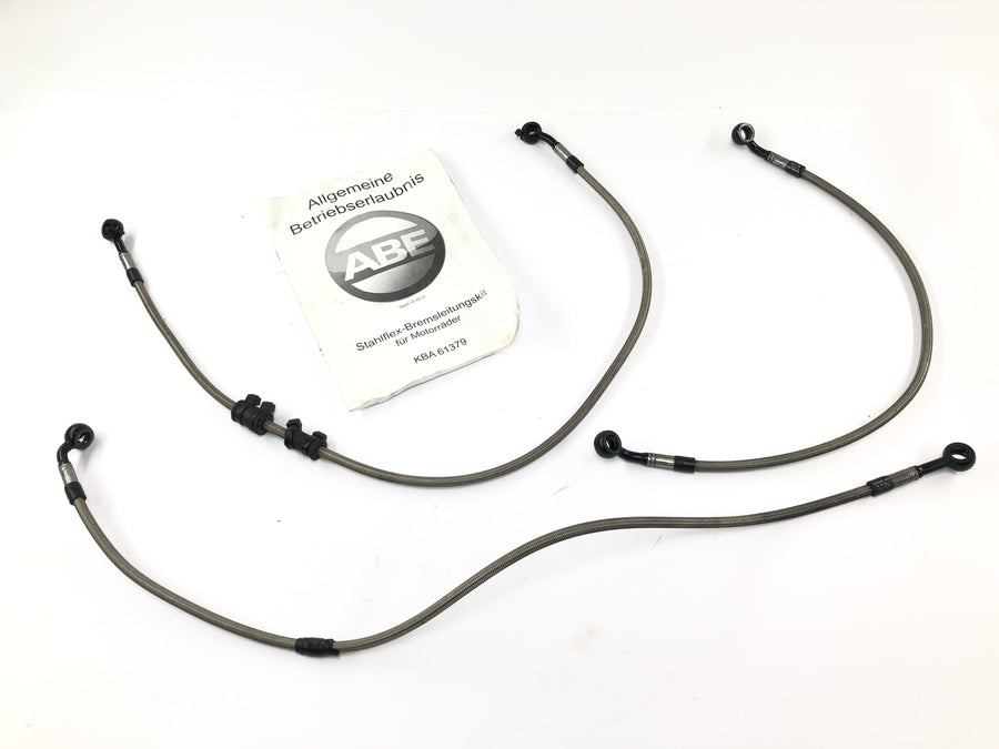 Suzuki GSX R 1000 WVB6 K6 [2006] - Bremselinje stål flex bremselinjesæt for og bag