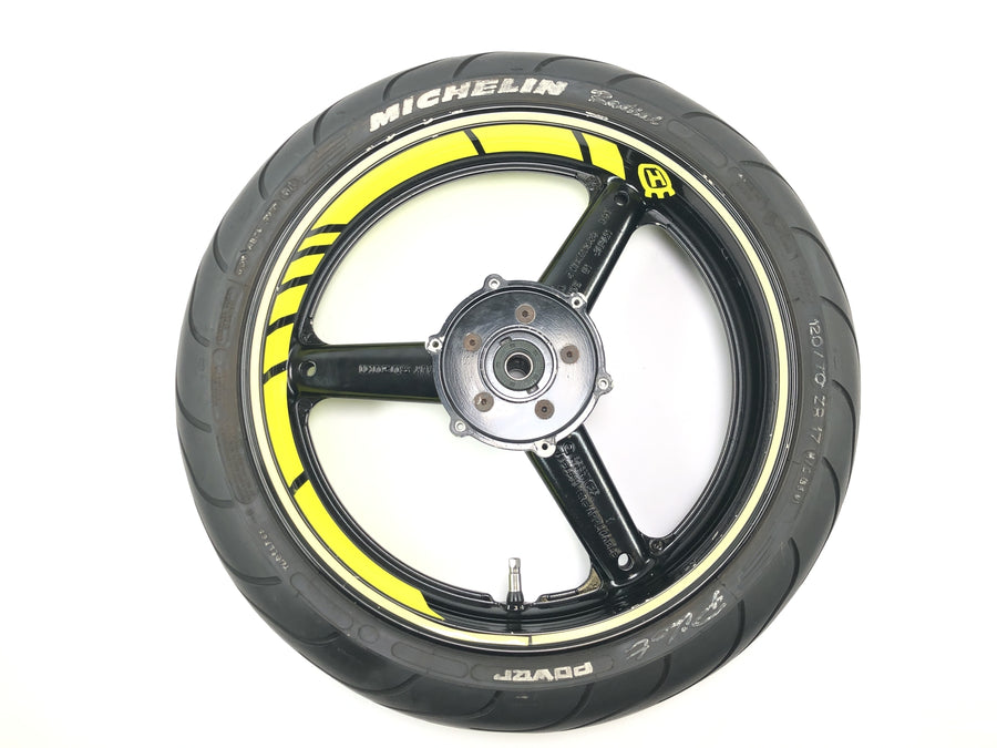 Husqvarna TE 610 H6 8AE [Suzuki RGV 250] - Hjulfælg dæksæt forhjul 3,50 x 17 baghjul 4,50 x 17 sæt med mock kopi