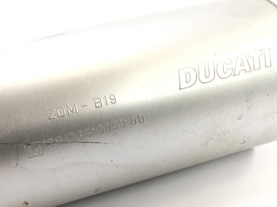 Ducati 900 SS [1991] - udstødning af lyddæmper til venstre