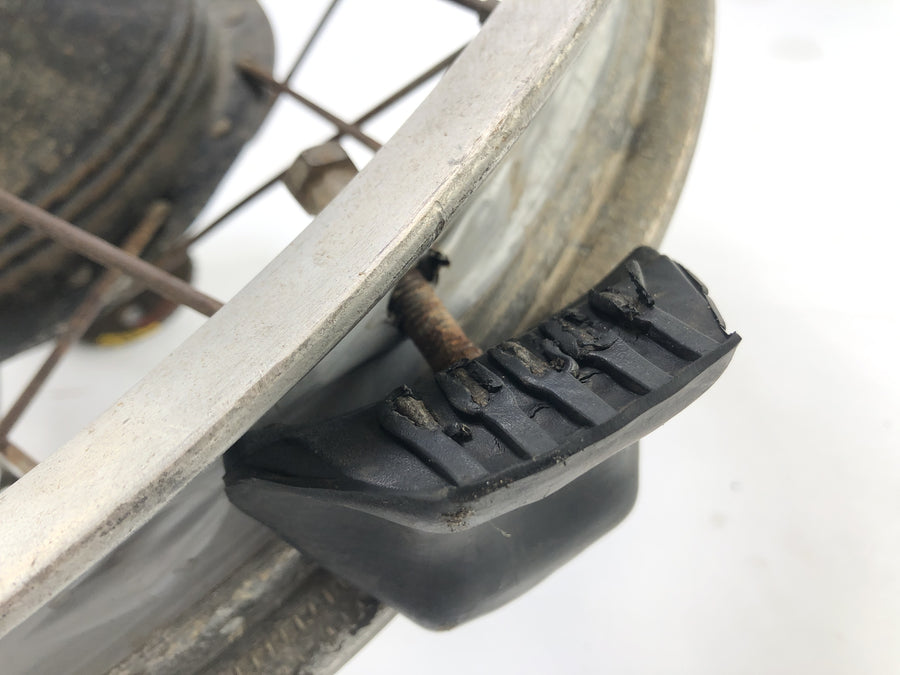 YAMAHA XT 500 1U6 [1981] - Baghjulkant med bremsetromle