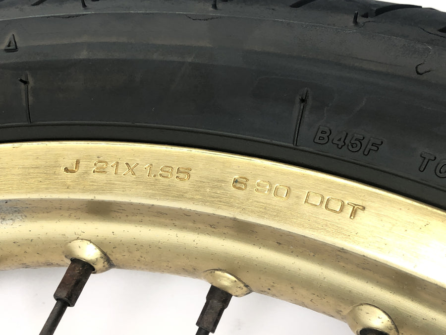 Honda XRV 750 Africa Twin RD04 [1992] - Forhjulsfælg egerhjul komplet 21 x 1,85" DOT4418