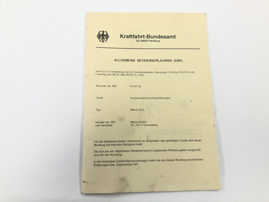 Honda CBR 1000 RR SC57 [2006] - bremseslange stålflettet bremseslange sæt foran med ABE