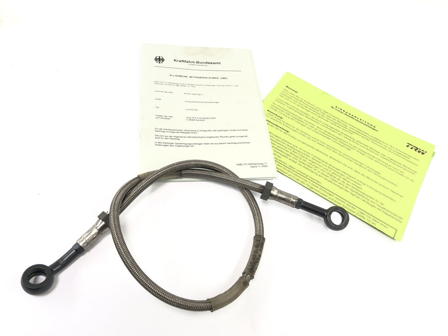 Kawasaki ZX -10 ZXT00B [1990] - Brake Line Steel Flex bagpå med Abe