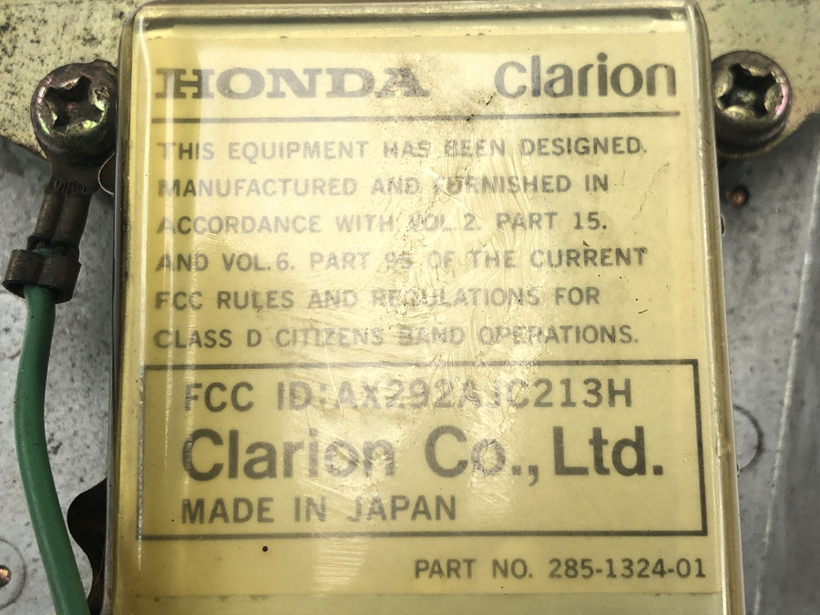 Honda GL 1500 Goldwing SC22 [1993] - CB radio transceiver kontrolpanel