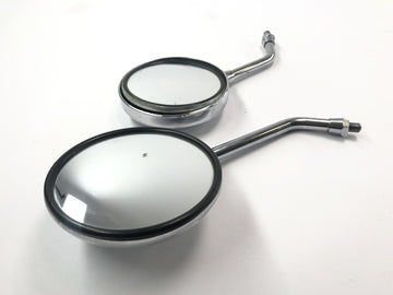 Honda XBR 500 PC15 [1989] - Mirror bagspejl Side Mirror Chrome til venstre og højre - 0