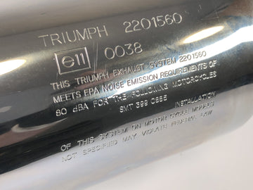 Triumph Adventurer 900 T309RT [1998] - Udstødning baglyddæmper lyddæmper venstre - 0