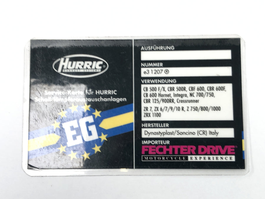 KAWASAKI ZR7 ZR750F [1999] - Udstødningslampen Fault Absorber Hurric