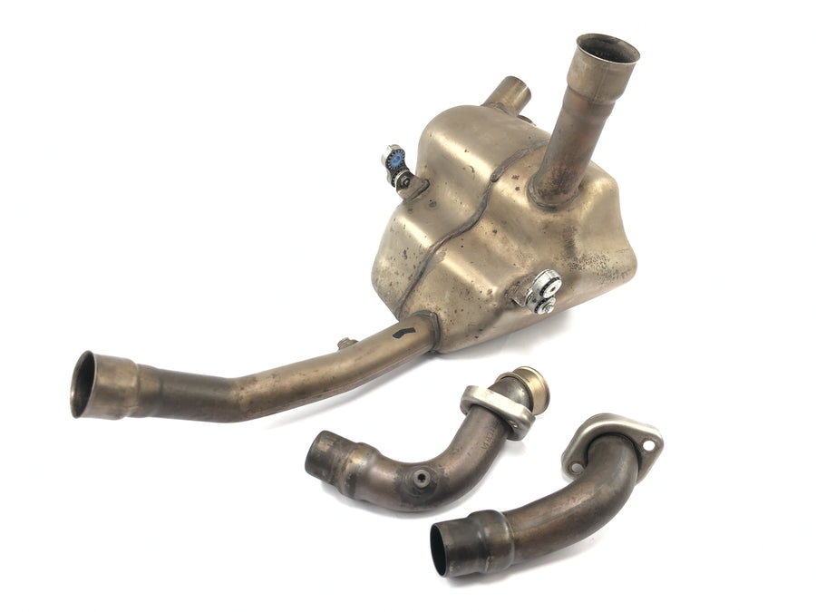 Ducati Monster SR2 800 M4 [2006] - forreste lyddæmper udstødningssamler manifold udstødningssystem
