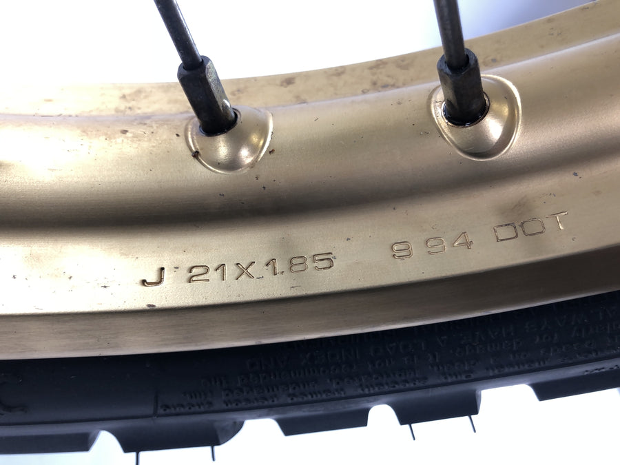 Honda NX 650 RD08 [1995] - Fronthjulet RIM THE Wheel 21 tommer frontstænger prik