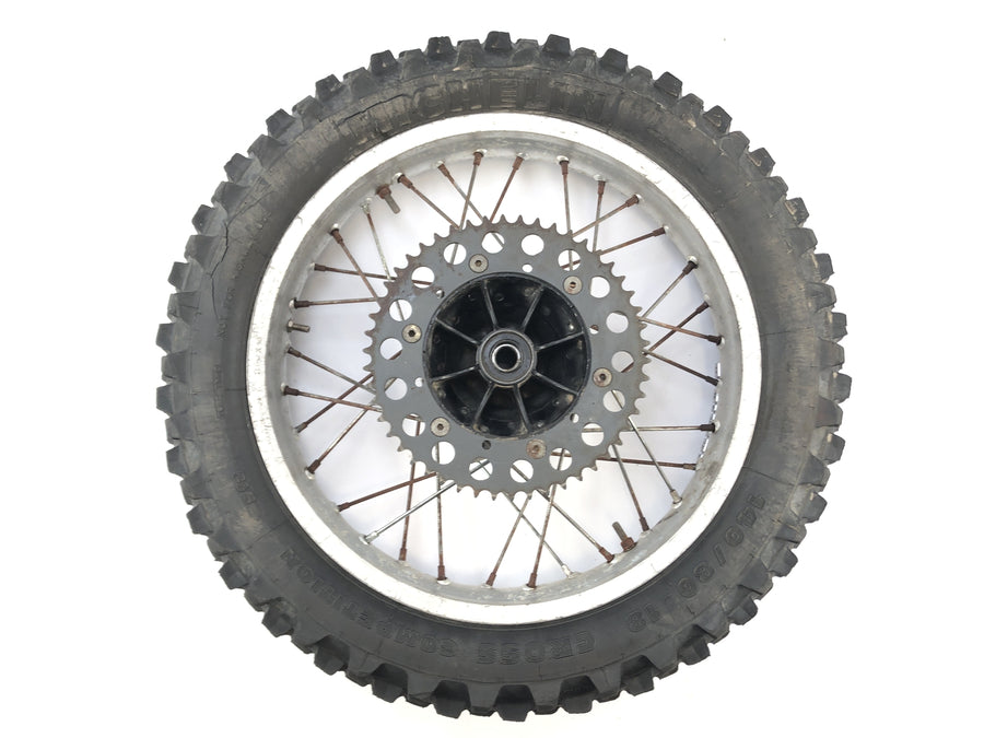 Yamaha TT 600 59X [1986] - Hinters Rim Rad 2,50 x 18 "Dæk porøse