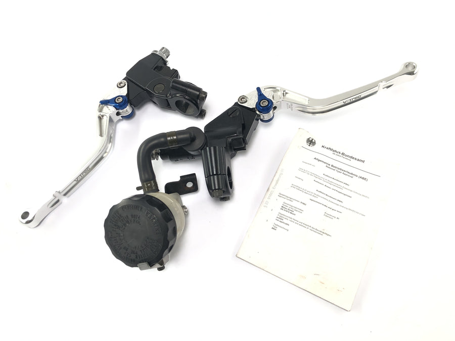 Triumph Sprint St 1050 [2005] - Handbrakepumpe og koblingsmontering med V Trec Lever og Abe