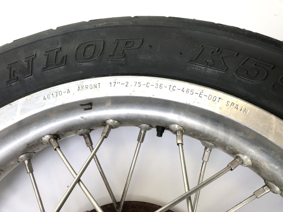 Cagiva Elefant 650 [1984] - Baghjulshjulsfunktion med kædehjul og bremsedisk