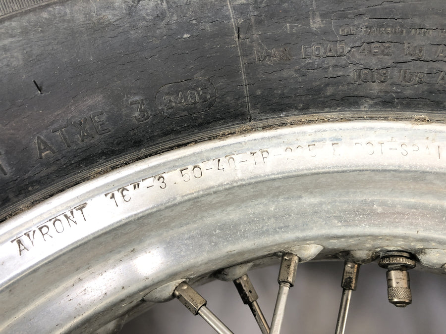 Triumph Thunderbird 900 T309RT [1996] - Hinterrad Rad Rim bagefter