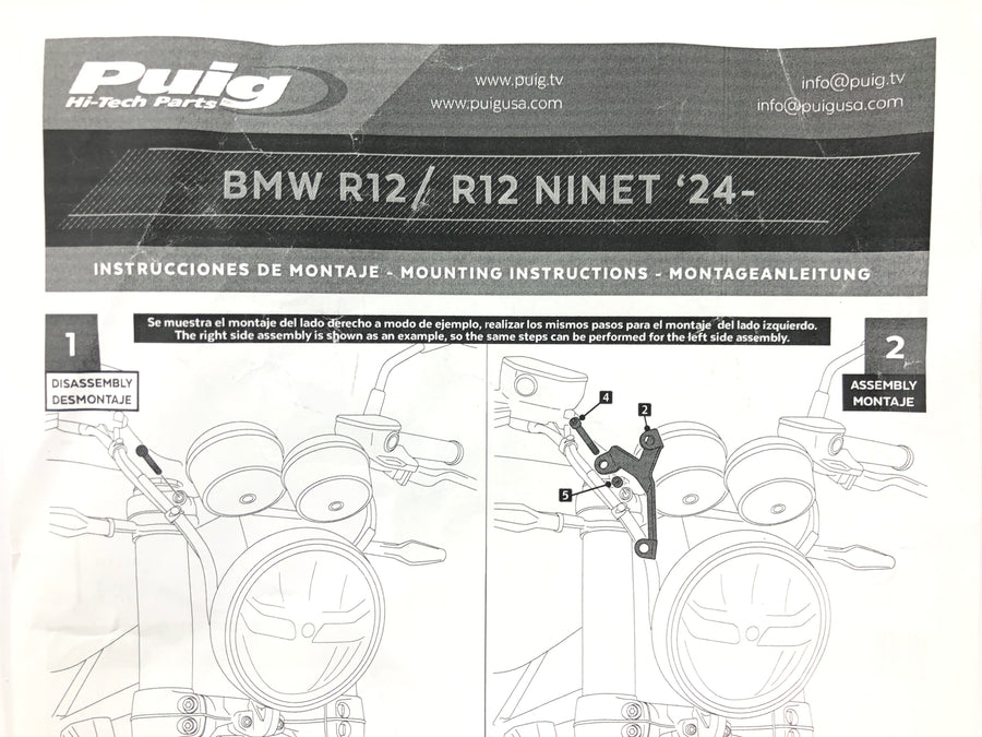Kawasaki W 230 [2025] - Sort forrudebeklædning med tilføjelsesmateriale