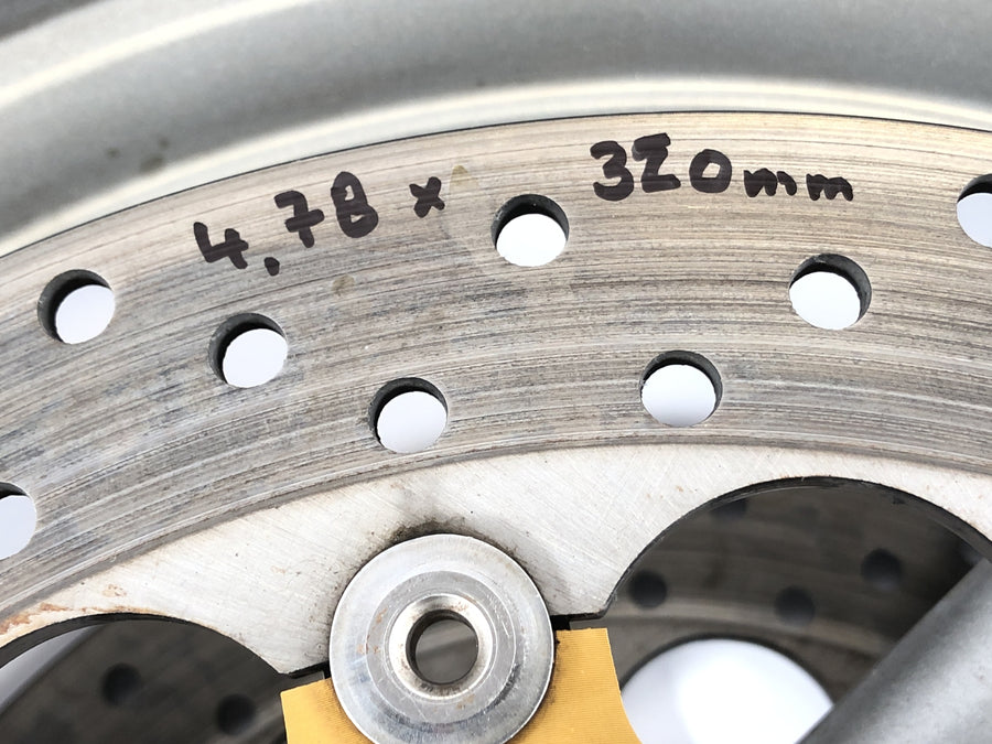 Moto Guzzi Norge 1200 [2006] - Front Wheel Wheel Rim foran 3,50x17 "med bremseskiver