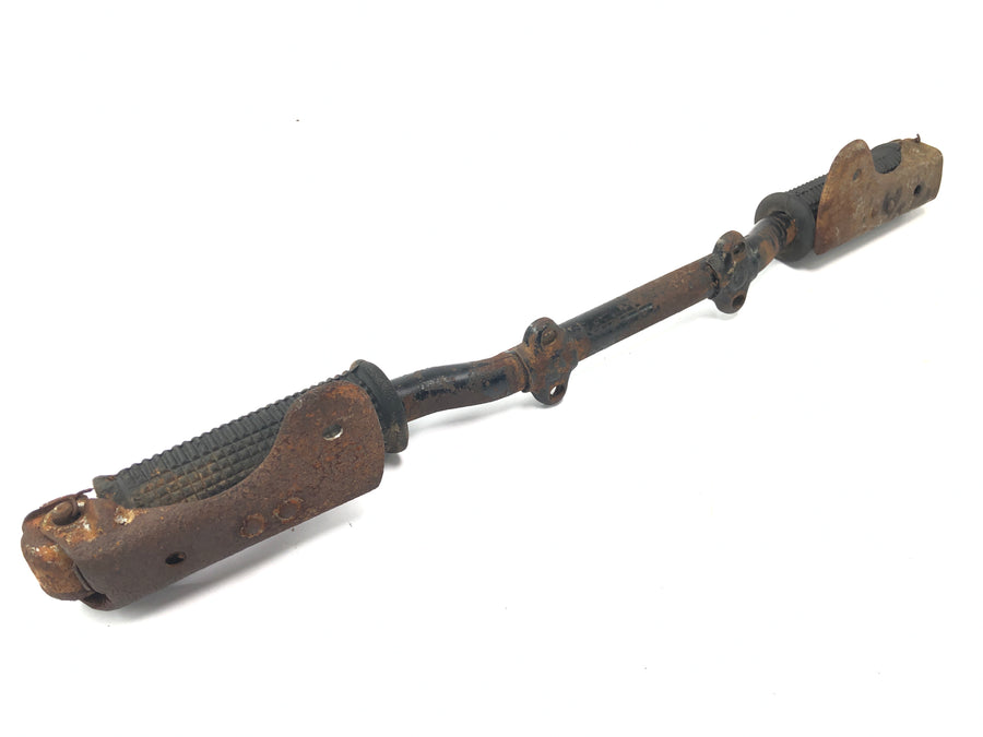 DKW NZ 250 [1938] - fodstøttesystem, fodstøtte foran, førerens fodstøtte