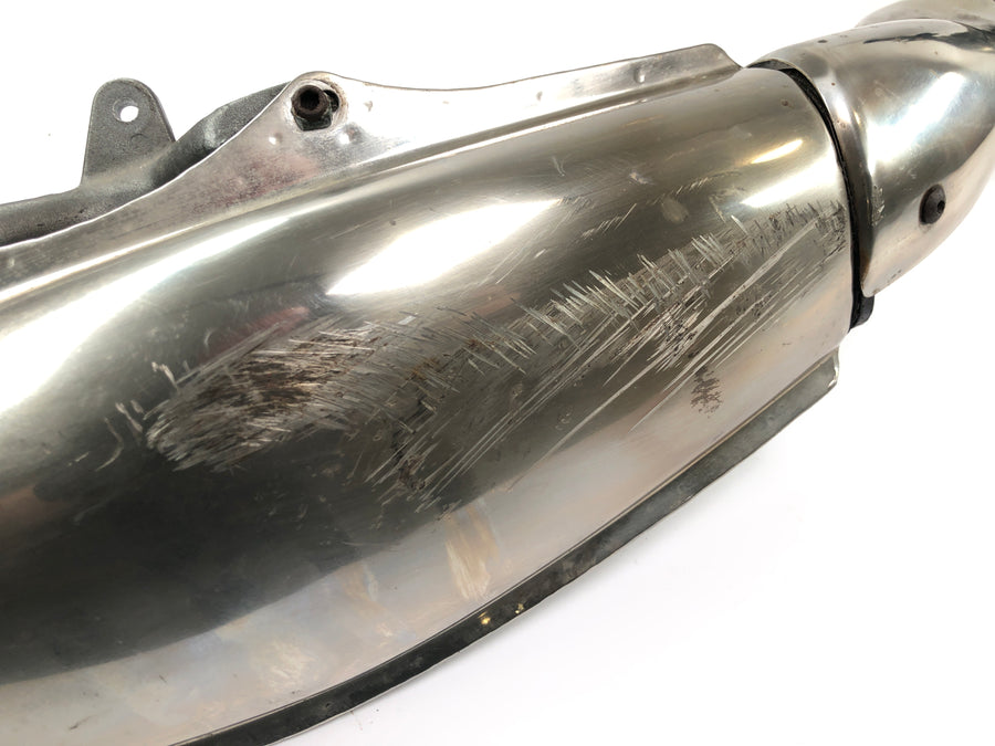 Cagiva Planet 125 [1998] - udstødningssystem baglyddæmper manifold lydpotte komplet
