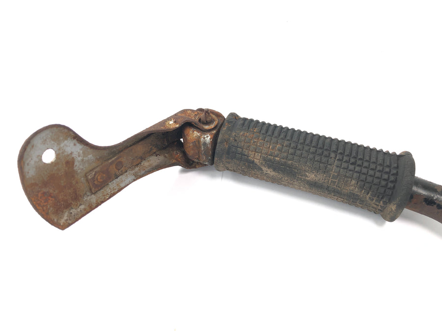DKW NZ 250 [1938] - fodstøttesystem, fodstøtte foran, førerens fodstøtte