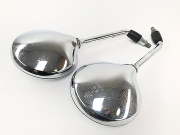 Honda GL 1000 Goldwing Gl1 [1978] - Bagspejl Side Mirror Chrome Mirror Venstre og højre - 0