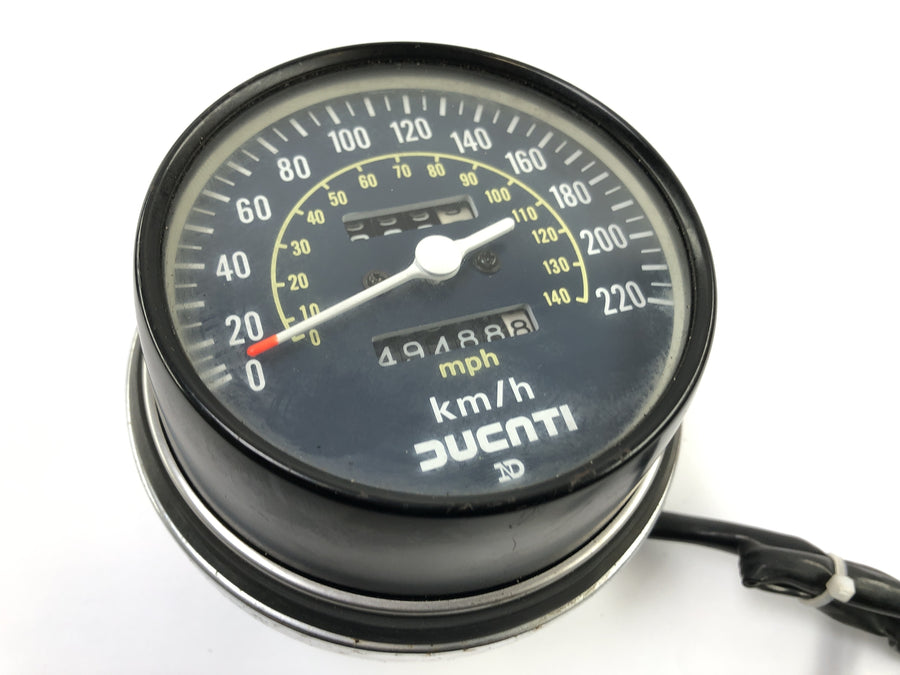 Ducati SL 600 Pantah [1982] - Cockpit Fittings Tako Tachometer med kontrollys og tændingslås