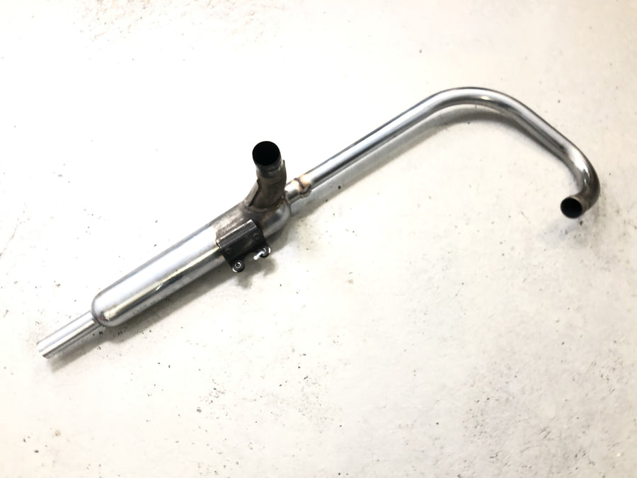 Kawasaki W 650 EJ650A [1999] - Udstødningssystem højre, udstødningsmanifold, lyddæmper