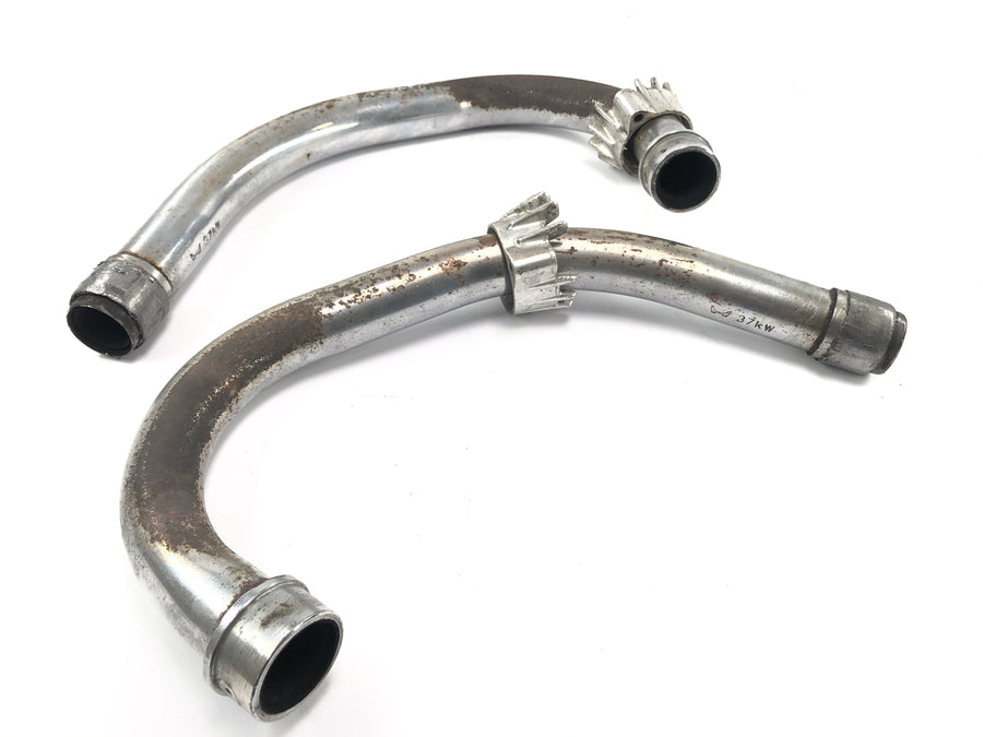 Honda GL 500 Silberwing PC02 [1982] - Manifold Manifolds udstødningsmanifold udstødningsmanifold udstødningsrør til venstre og højre