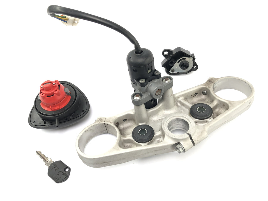 KTM 690 SM Prestige [2007] - Gaffel Bridge øverst med tændingslås Ignition Lock Cover