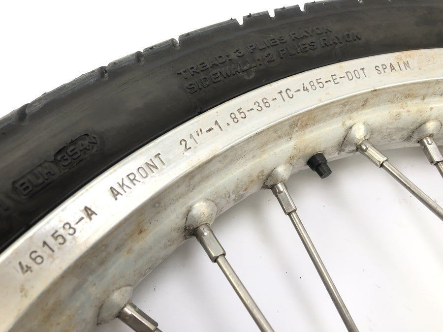 Cagiva Elefant 650 [1984] - Front Wheel Wheel Rim foran med bremseskive