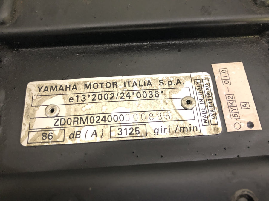 Yamaha MT 03 RM02 [2007] - Ramme chassis hovedramme med papirer