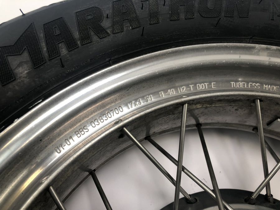 Moto Guzzi California 1100 EV KD [1998] - baghjulsfælg egerhjul 3,50 x 17"