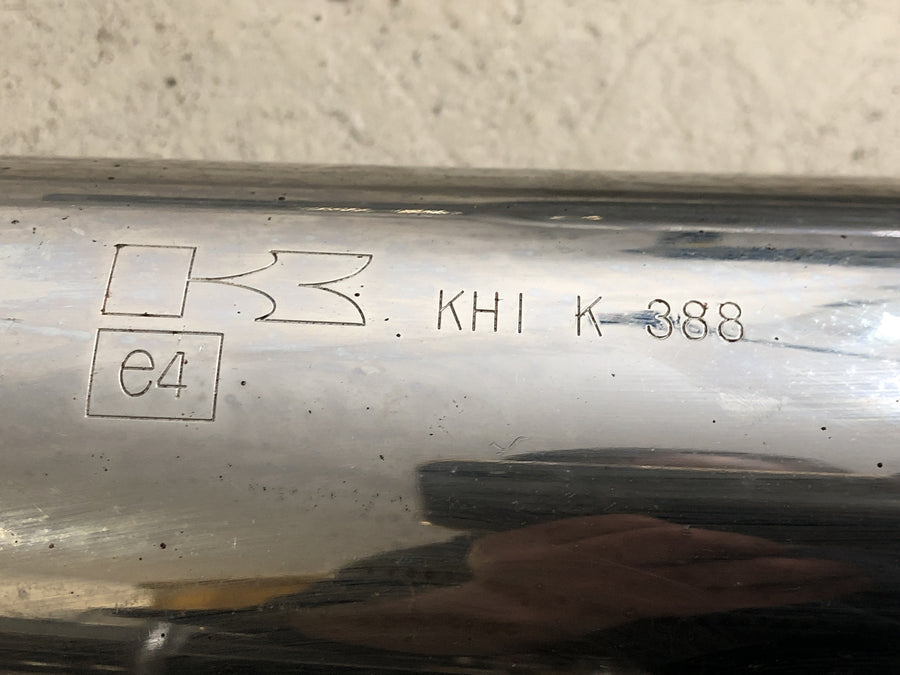 Kawasaki W 650 EJ650A [1999] - Udstødningssystem, endepotte, manifold udstødningssystem venstre og højre